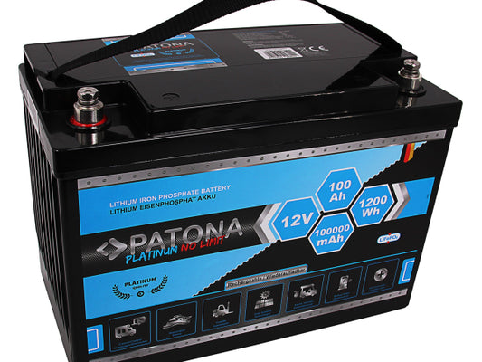 Kaufuniversum - Patona Platinum Batt. LiFePO4 12V/100Ah