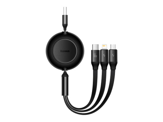 Kaufuniversum - Baseus USB-A 3-in-1 Cable 1.1m Black