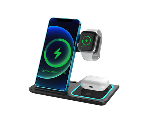 Kaufuniversum - Patona 3 in 1 Wireless Charger 15W
