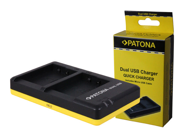 Kaufuniversum - Patona Dual Ladeg. USB Panasonic BLG10
