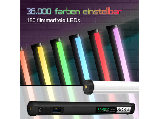 Kaufuniversum - Patona LED RGB Stableuchte Dynamic 21