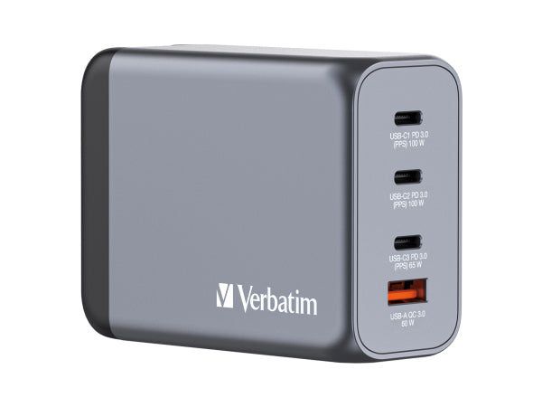 Kaufuniversum - Verbatim GaN 4 Port Charger 200W
