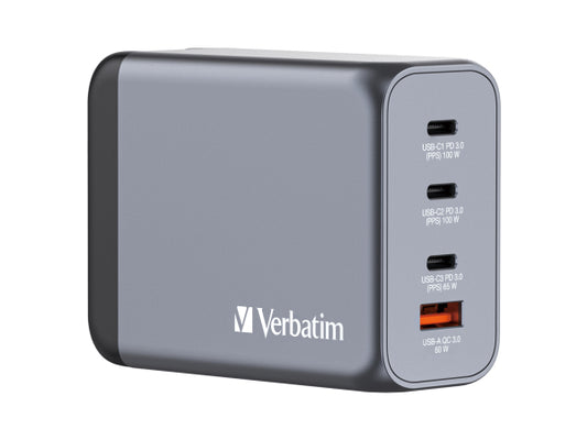 Kaufuniversum - Verbatim GaN 4 Port Charger 200W