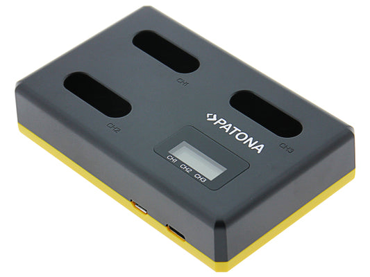 Kaufuniversum - Patona Triple Ladegerät USB Sony NP-BX1
