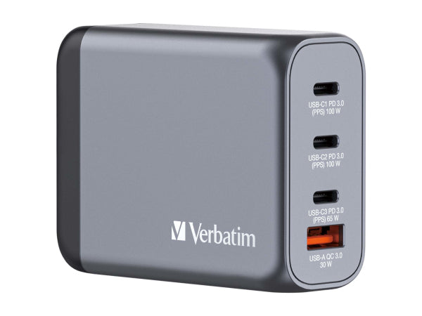 Kaufuniversum - Verbatim GaN 4 Port Charger 100W