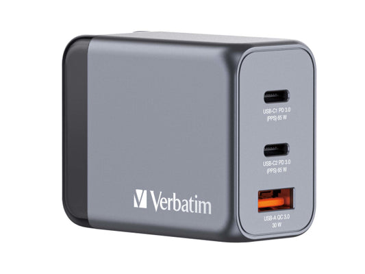 Kaufuniversum - Verbatim GaN 3 Port Charger 65W