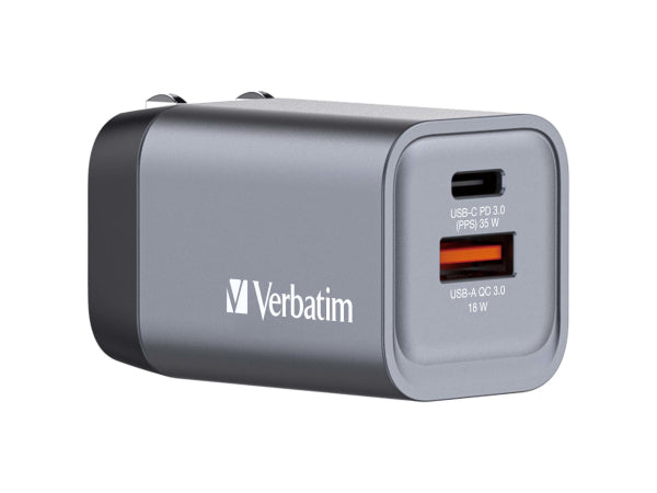 Kaufuniversum - Verbatim GaN 2 Port Charger 35W
