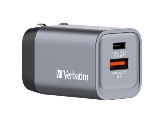 Kaufuniversum - Verbatim GaN 2 Port Charger 35W