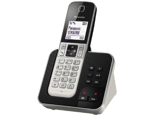 Kaufuniversum - Panasonic KX-TGD320SLW DECT Anrufbeant.