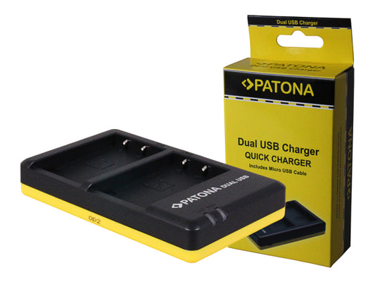 Kaufuniversum - Patona Ladegerät Dual USB Olympus BLS-5