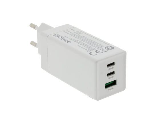 Kaufuniversum - Patona GaN PD 65W 2xUSB-C + USB-A white