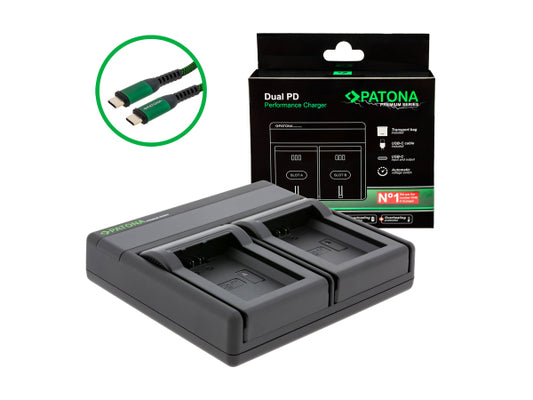 Kaufuniversum - Patona Dual PD Sony NP-FW50 USB-C