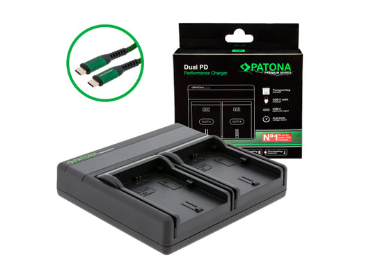 Kaufuniversum - Patona Dual PD Canon LP-E6 Serie USB-C