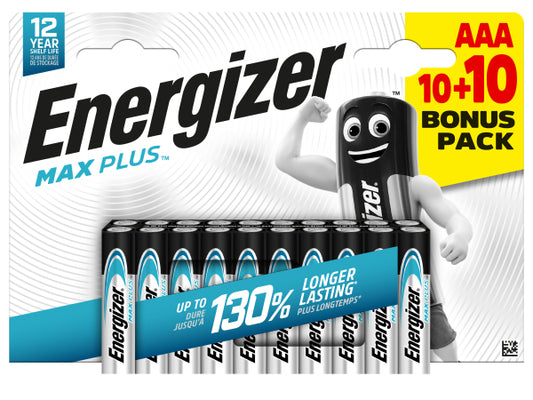 Kaufuniversum - Energizer Max Plus Mignon AAA 10+10 Pack