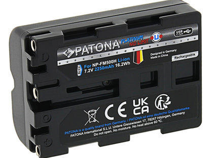 Patona Platinum Sony NP-FM500H USB-C