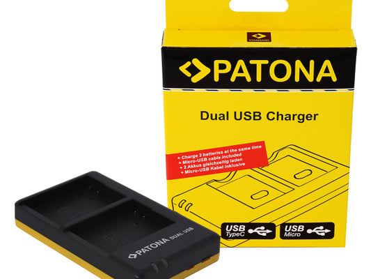 Kaufuniversum - Patona Ladegerät Dual USB Nikon EN-EL14