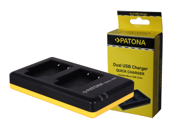 Kaufuniversum - Patona Ladegerät Dual USB Nikon EN-EL19