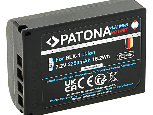 Kaufuniversum - Patona Platinum Akku BLX-1 USB-C