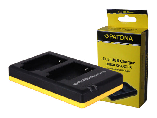 Kaufuniversum - Patona Ladegerät Dual USB Nikon EN-EL12