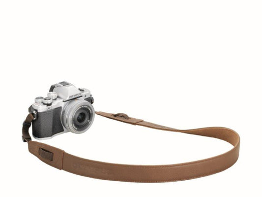 Kaufuniversum - OM System Olympus CSS-S119L LeatherStrap Brown