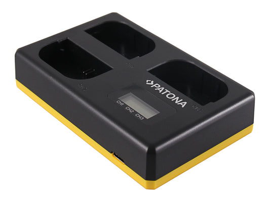 Kaufuniversum - Patona Triple Ladegerät USB Canon LP-E6