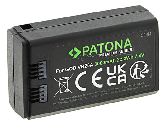 Kaufuniversum - Patona Premium Akku Godox VB26A V1 Serie