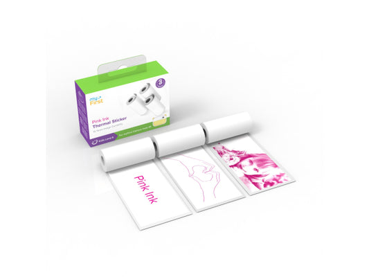 Kaufuniversum - myFirst Thermal Sticker White Pink Ink