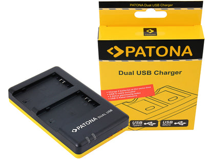 Patona Ladegerät Dual USB Sony NP-FZ100