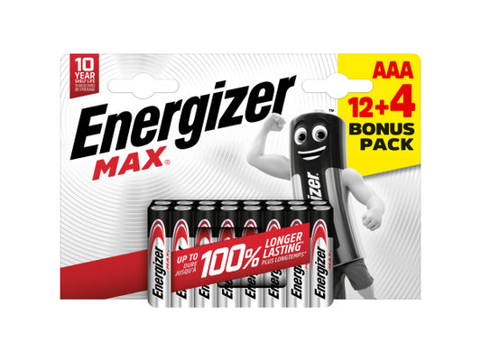 Kaufuniversum - Energizer Max AAA Promo 12+4