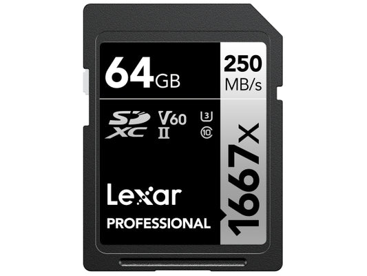 Kaufuniversum - Lexar 1667x UHS-II SDXC 64GB Silver