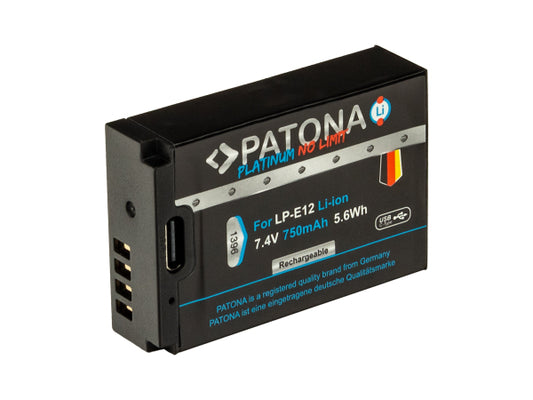 Kaufuniversum - Patona Platinum USB-C Canon LP-E12