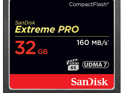 Sandisk ExtremePro 160MB/s CF 32GB