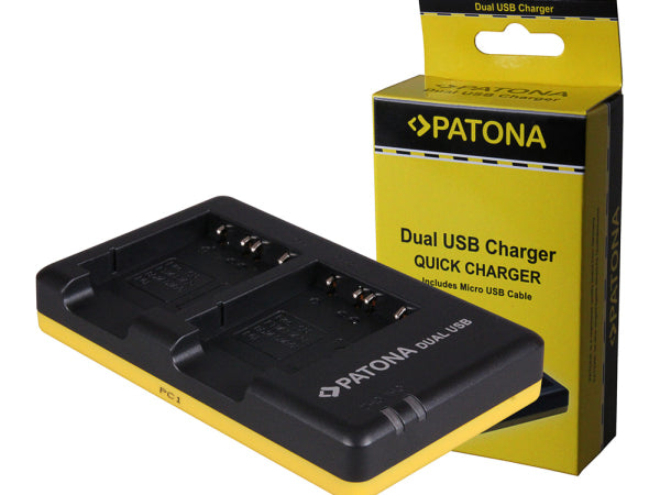 Kaufuniversum - Patona Ladegerät Dual USB Sony NP-BG1