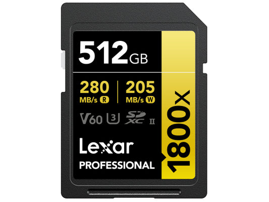 Kaufuniversum - Lexar 1800x UHS-II SDXC 512GB Gold