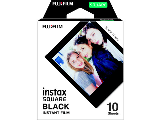 Kaufuniversum - Fujifilm Instax Square 1x10 Black Frame
