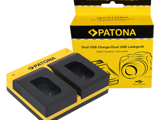 Kaufuniversum - Patona Dual Ladeg. USB Panasonic BLK22