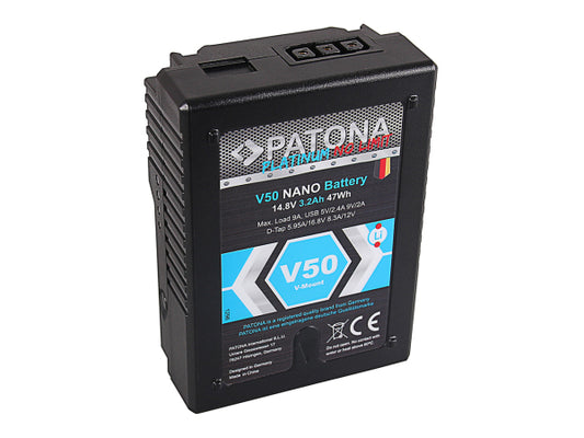 Kaufuniversum - Patona Platinum V50 V-Mount Mini Nano