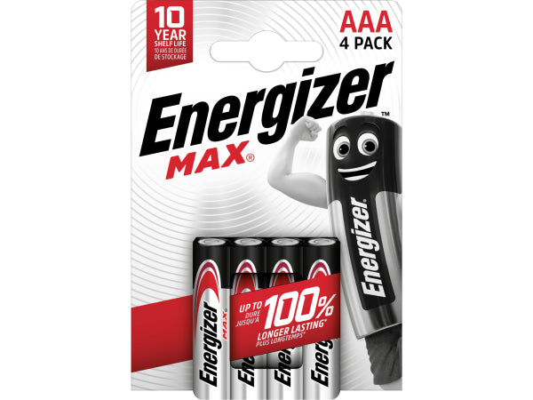 Kaufuniversum - Energizer Max AAA (LR03/E92)  BP-4