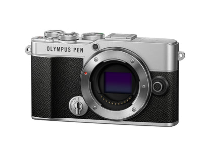 OM System Olympus E-P7 Body silver incl. Battery