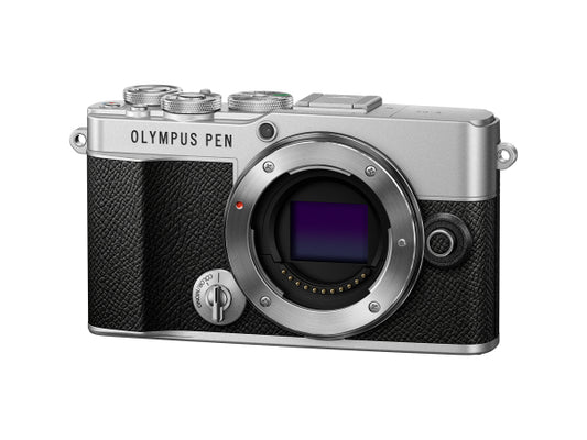 Kaufuniversum - OM System Olympus E-P7 Body silver incl. Battery