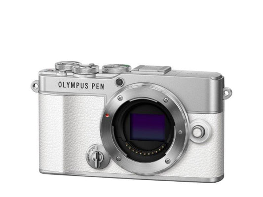 Kaufuniversum - OM System Olympus E-P7 Body white incl. Battery