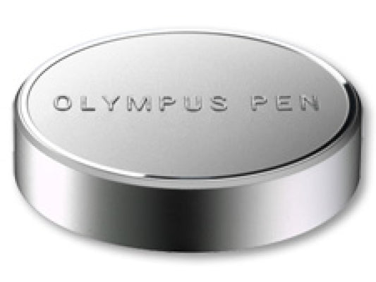 Kaufuniversum - OM System Olympus LC-61 Silver Lens Cap Metal