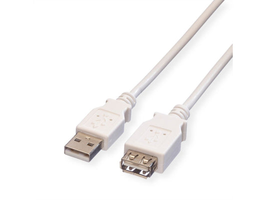 Kaufuniversum - ProLine VALUE USB 2.0 Kabel, A-A, white (1.8m)