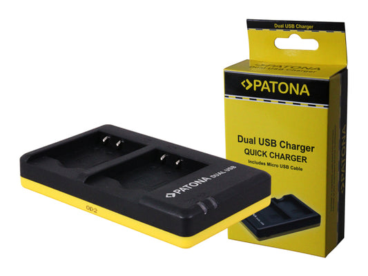Kaufuniversum - Patona Ladegerät Dual USB Sony NP-BN1