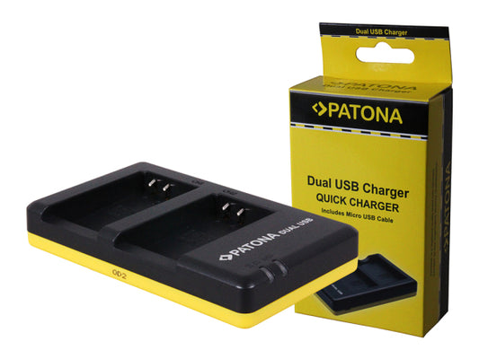 Kaufuniversum - Patona Ladegerät Dual USB Nikon EN-EL20