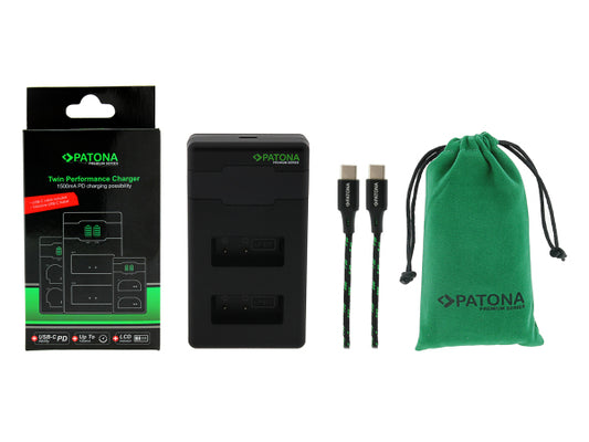 Kaufuniversum - Patona Premium Twin Charger Canon LP-E17