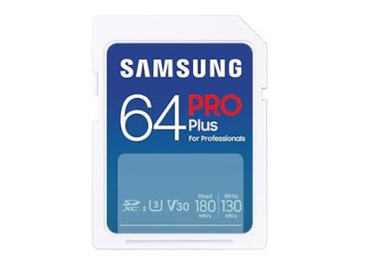 Samsung Pro+ SDXC 64GB 180MB/s V30