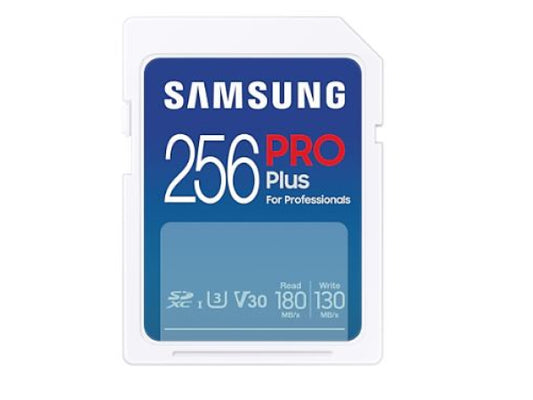 Kaufuniversum - Samsung Pro+ SDXC 256GB 180MB/s V30