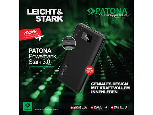 Kaufuniversum - Patona Powerbank PD20W 3.0 10000mAh