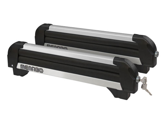 Kaufuniversum - MENABO Skiträger für Dachträger Iceberg 4 Paar Skis oder 2 Snowboards